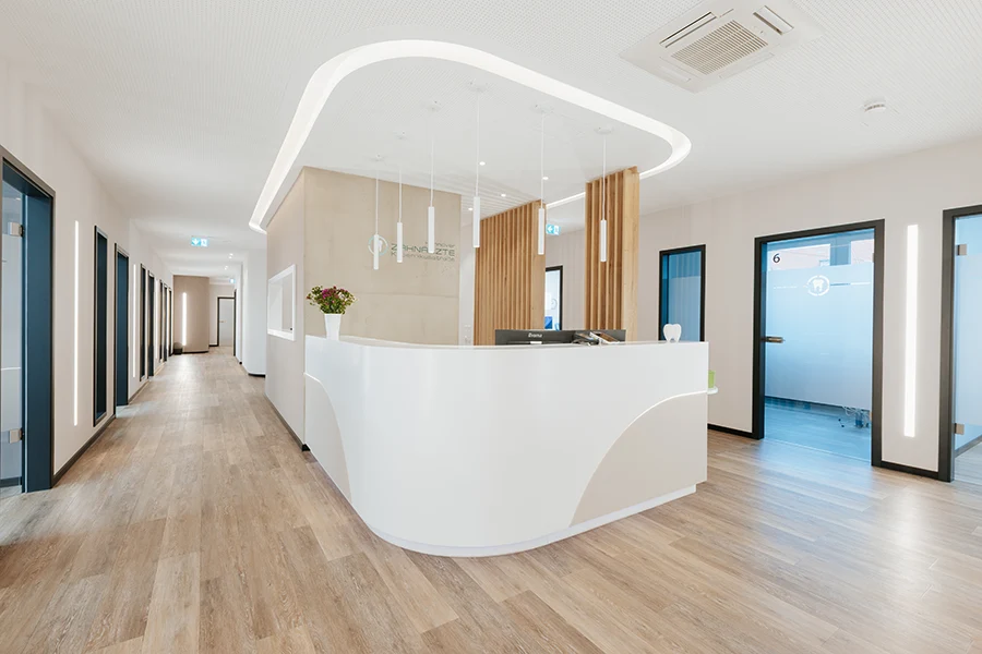 Zahnarztpraxis Hannover Kopernikusstraße, Empfang