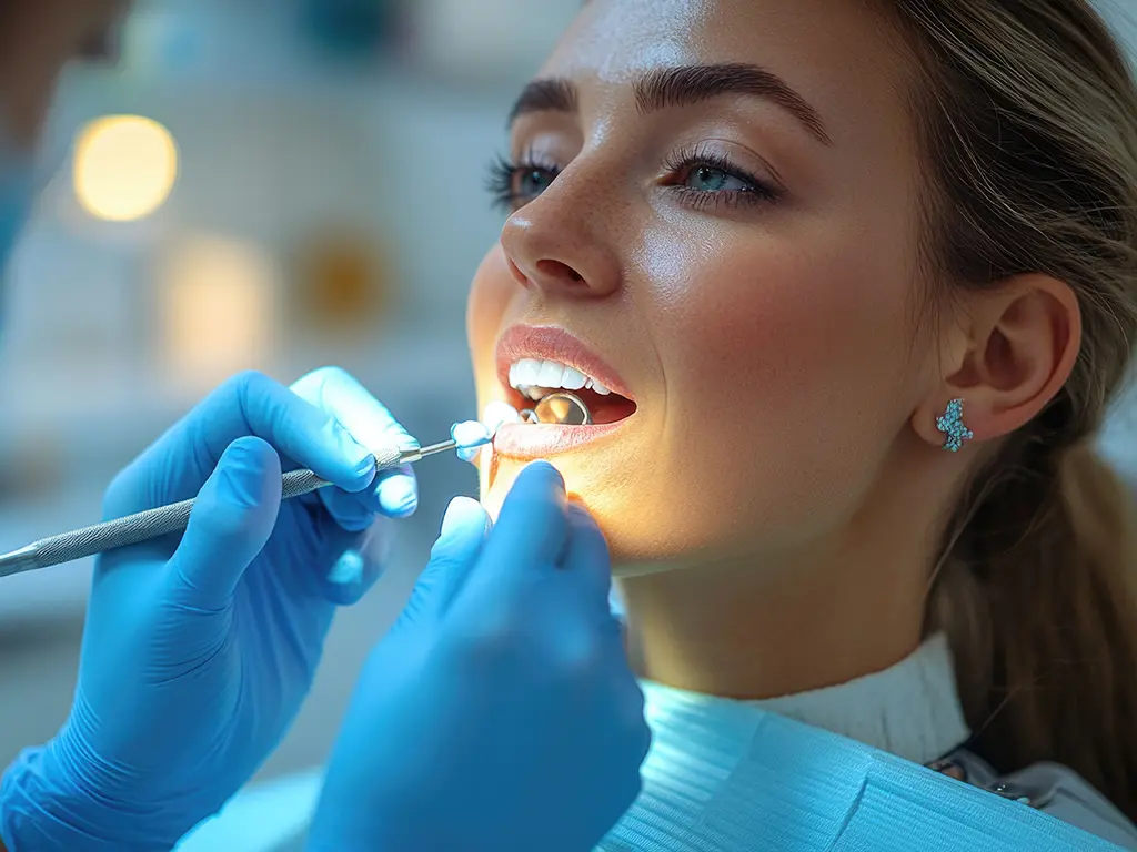 Kontrolle und Erkennung durch den Zahnarzt